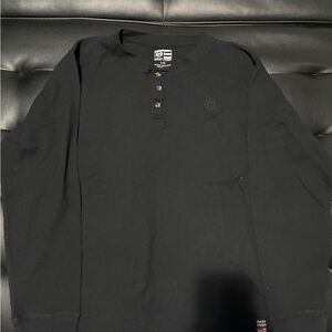 Phat Farm Vintage Graphic Long Sleeve T-Shirt Black/Gray Size L